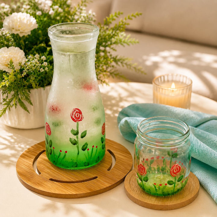 Moringa Rosa Vermelha com copo - Imagem 2