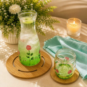 Moringa Rosa Vermelha com copo