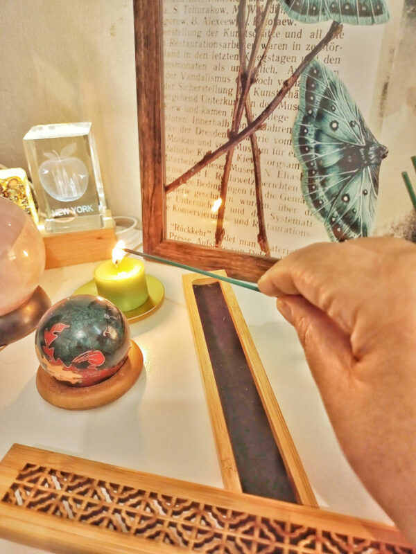 Porta-incenso de Bambu - Image 2