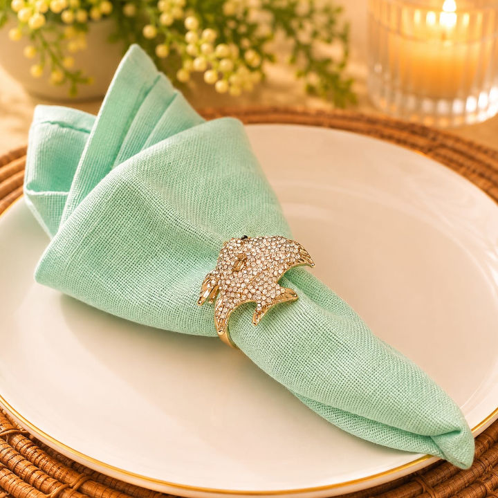 Porta-guardanapo Peixe com Strass - Imagem 3